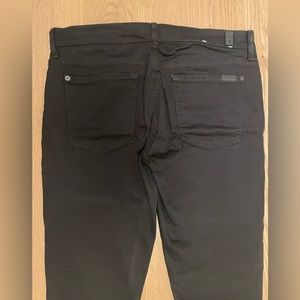 7 for all mankind | black skinny | size 28